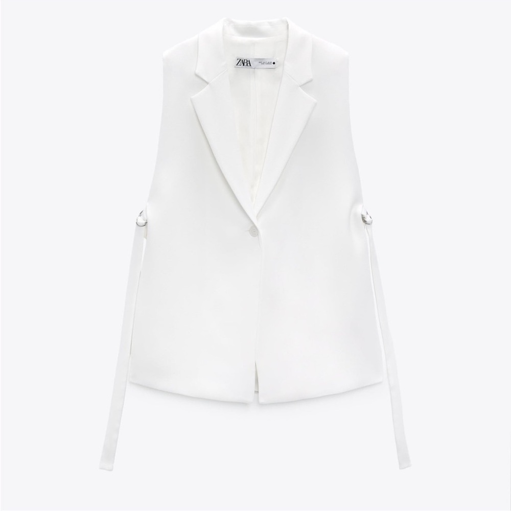 Zara Women Vest with Slits